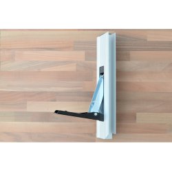 Lukket�j til Alu Trailer, Venstre Side til 25 mm Sideplader, H 310mm x B 88 mm, Tykkelse 29 mm