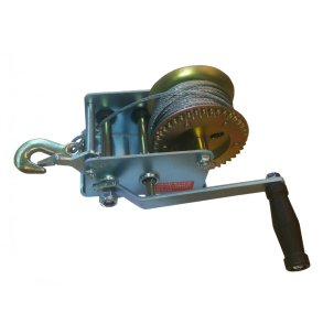 Hndspil dobbelt trkkraft 545 kg (2000 lbs).