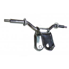 Holder for sideruller, 270 mm. passer til 40 mm firkantrr. Sideruller der passer p Vare nr. 66122 - 66129