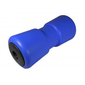 Klrulle Bl Plast Lngde 185 mm, Strste Diam  81 mm Midt 60,5 mm. 