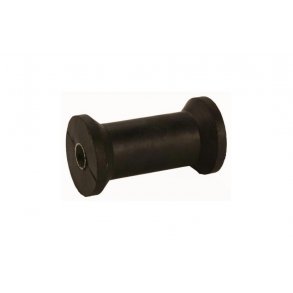 Klrulle Sort Gummi Lngde 135 mm, Strste diam. 76 mm. midt. diam. 52 mm, Hul  22 mm