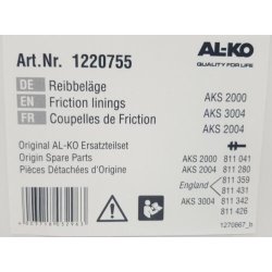 AL-KO Friktionsbelgning til AKS 2000/2004/3004/3504