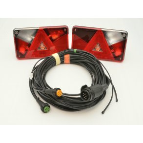 Aspck Multipoint V Komplet lygtest 8 polet med 2 x 6 m Kabel. 