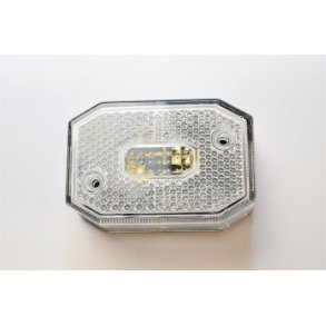 Glas for Aspck Positionslygte Type Flexpoint Hvid