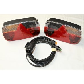 Lygtest Aspck Multipoint III med 2 x 4 m kabel og 13 P stik.