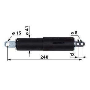 BPW Trkfjeder for hndtag for ZAF 2,0-2 stemplet med : 05.397.68.60.0 / 4018077