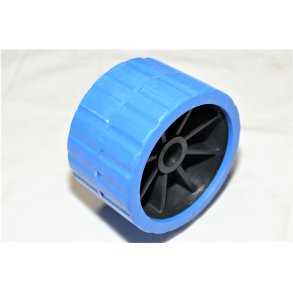 Siderulle til bdtrailer Bl plast. Udvendig Bl Polyurethan. Ml : 120 x 75 mm