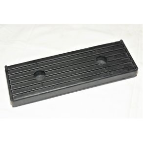 Stvnsttte til bdtrailer sort gummi. Lngde 296 mm, Bredde 100 mm, Tykkelse 31 mm,