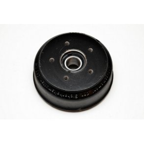 Bremsetromle til Knott 200x50 mm. 5 huls med Compactleje 34x64x37 mm