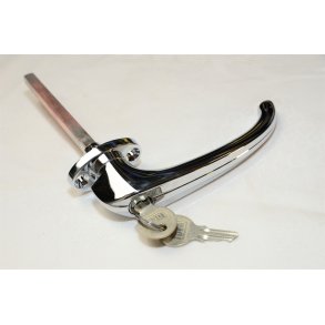 Drgreb forkromet med ls til bl.a. hestetrailer 