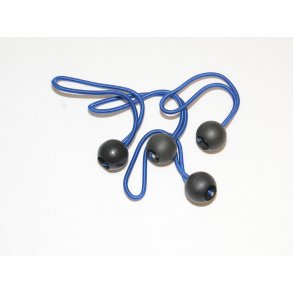 Elastiske sejldugssnore 150 mm. Pakket med 4 stk.