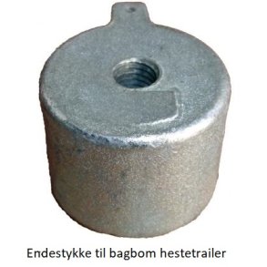Til hestetrailer endestykke til Bom til krog og hage. 
