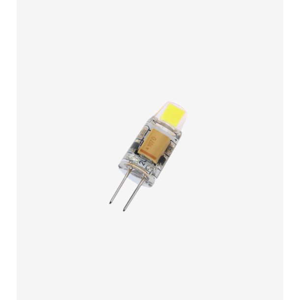 LED G4 1,2 W stikpre  12 V  hvid