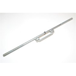 Vantskrue M10 + 50 cm Gevind stang begge med H�jre / venstre gevind. Galvaniseret.