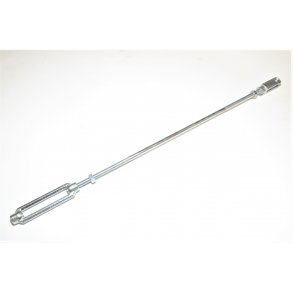 Gevindstang 10 mm. 500 mm lang med Vantskrue M 10 mm venstre / hjre gevind, 