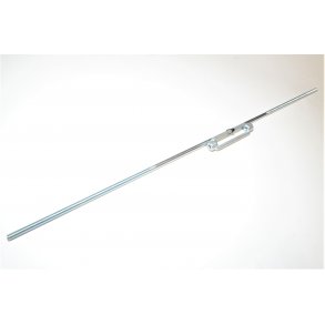 Vantskrue Galvaniseret med M8 + 50 cm galvaniseret stang Hjre / venstre gevind.