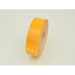 Gul 3M Reflekstape til lastbiler og trailere UN ECE 104 godkendt.