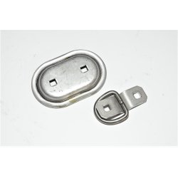 Surrings �je til Neds�nkning, Rustfri St�l, M�l : 70 x 104 mm, dybde 8 mm