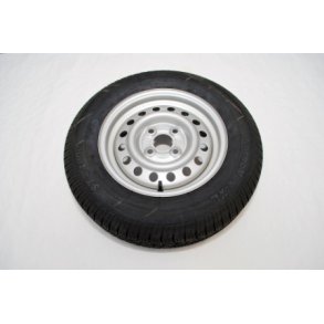 13'' 145/70 Komplet hjul, 4 huls flg. 4/57/100 max last 500 kg