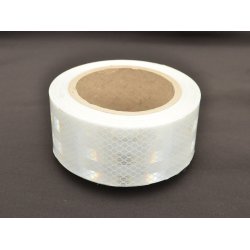 Hvid 3M Reflekstape til lastbiler og trailere. UN ECE 104 godkendt.