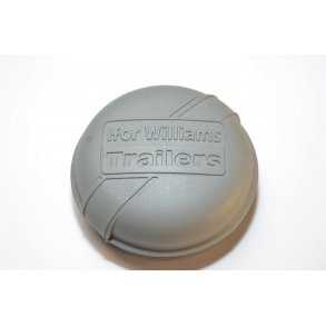 Fedtkappe  76,5 mm. Gr Plastik, passer til alle Ifor Williams Trailere