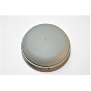 Fedtkappe  76,5 mm x 28 mm total hj, Gr Plastik Neutral til Ifor Williams Trailer