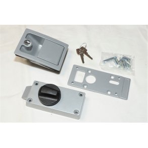 Knauf Drls komplet inde og udedel, Aflsbar incl. 2 ngler, 