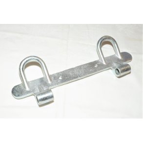 Panikls overdel med 2 huller til hage  16 mm + 2 bindejer 