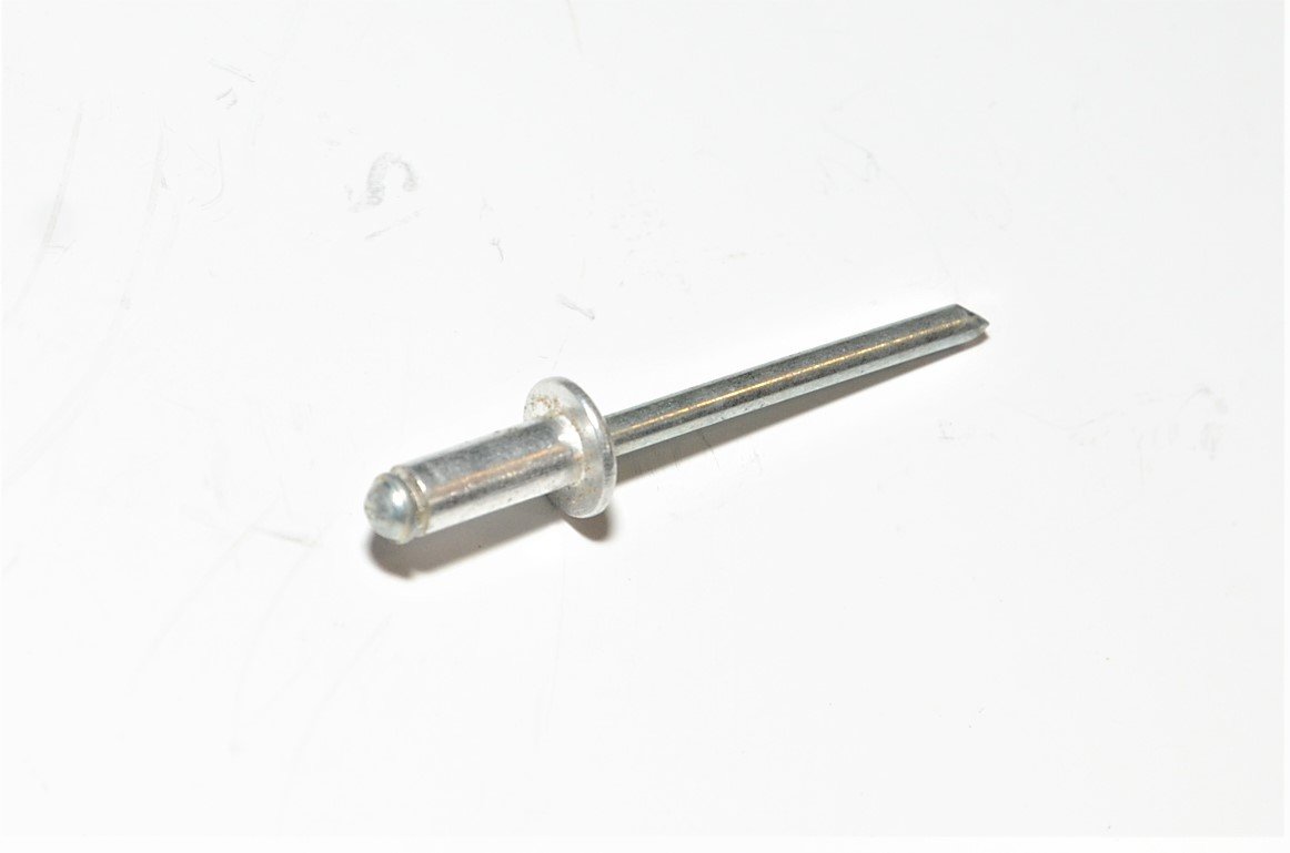 Popnitter alu / stål Ø 3,2 mm længde 7 mm. Hoved diam. 6 mm