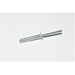 Popnitter Alu / St�l, � 6,4 mm x L 30 mm, Hoved diam. � 11,6 mm 