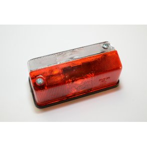 Markeringslygter Type Proplast Rd/Hvid.  Ml : 92 x 43 x 37 mm.