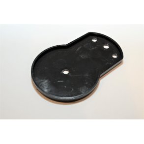 Plastik holder Lige til pskruning, for Hvid Rund frontmarkerings reflektor