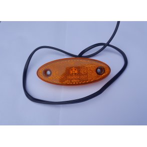 Orange Radex LED Side Markeringsllygte. Model Radex 927.