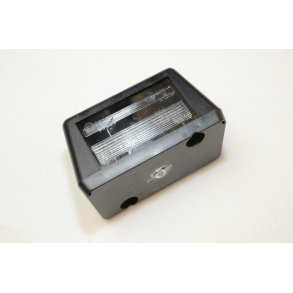 Nummerplade lygte Radex model 804, Ml : 96 x 50 x 53 mm. Farve sort.