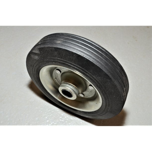 Reserve hjul til Stttehjul fast gummi, Diam.  200 mm x B 50 mm. Akselhul 20 mm