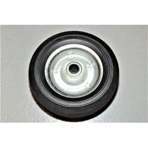 Reserve hjul til nsehjul fast gummi dim.  200 x B 60 mm, til aksel  20 mm.