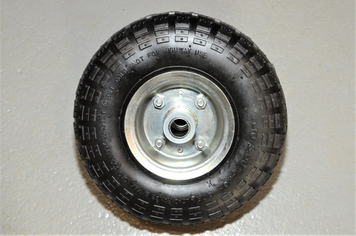 Laboratorium Ordsprog bestille Reservehjul til næsehjul, oppumpelig dæk på metalfælg