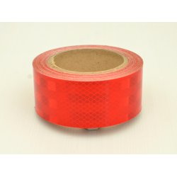 R�d Reflekstape 3M til lastbiler og trailere UN ECE 104 godkendt.