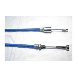 Rustfri Knott Bremsekabel Hurtigmontage. farve bl�. M�l : 930 /1120 mm.
