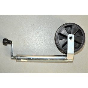 Nsehjul - Stttehjul, med massiv gummihjul og plastik nav.