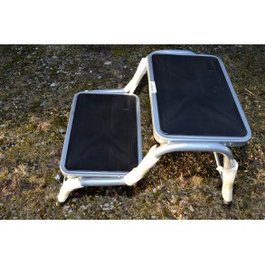2 trins trappe med gummi belgning til bl.a. Campingvogn