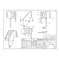 KNOTT jockey hjulbeslag til KF 7,5 - 20, til boltning.