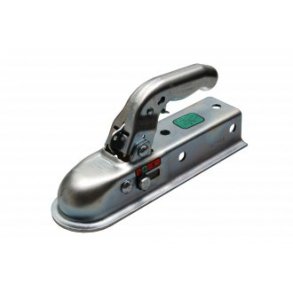 Kuglekobling max 1400 kg. 50 mm firkant. 2 stk. lodrette og 2 stk. vandrette bolthuller 