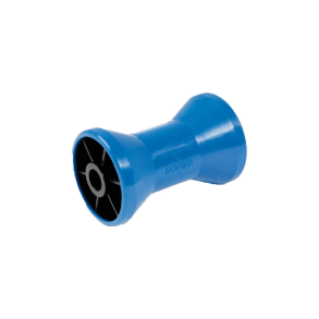 Klrulle bl Polyurethan Lngde 128 mm, Diam. 80 mm