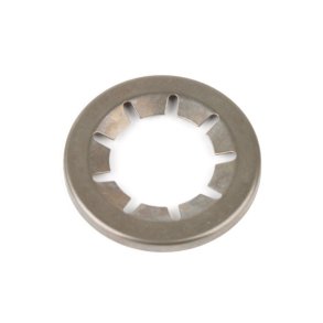 Lsering / klemmering til  20 mm aksel. Pakket med 1 stk.