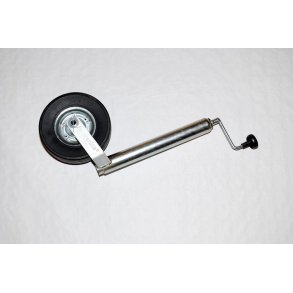 Stttehjul, 250 kg m. masiv gummihjul  220 x 60 mm, Rr  60 mm.