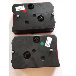 Radex Komplet lygte st, model 6400 med 2 x 5 m kabel og 13 polet stik til bilen.