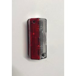 Radex Markeringslygte Type 925, Rd/Hvid, Ml: 90 x 42 mm.