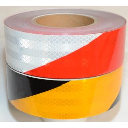 R�d Reflekstape 3M til lastbiler og trailere UN ECE 104 godkendt.