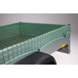 Trailernet Ml : 350 x 200 cm incl. kantsnor og elastiksnor 45 mm masker. Farve grn.